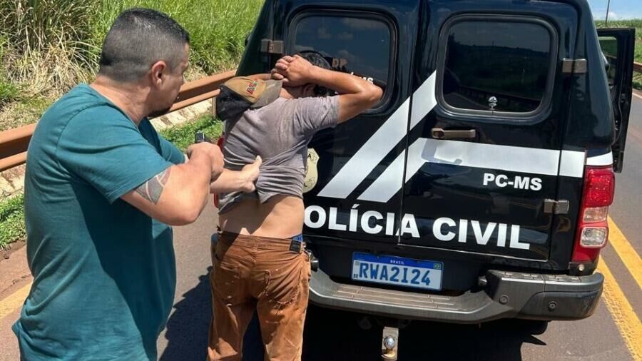 Imagem de compartilhamento para o artigo Homem é preso suspeito de matar idosa esganada em Juti da MS Todo dia